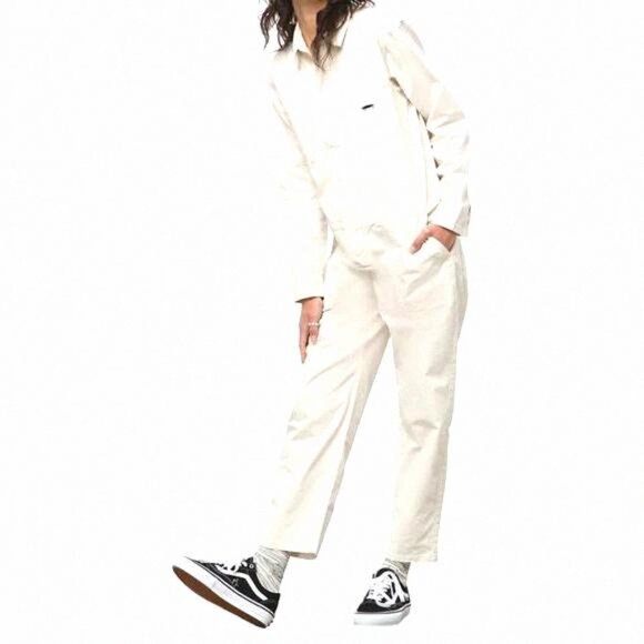 Vans Tops - VANS Lizzie Armanto Jumpsuit Beige Cotton Stretch VN00036389F Size Women's Skate